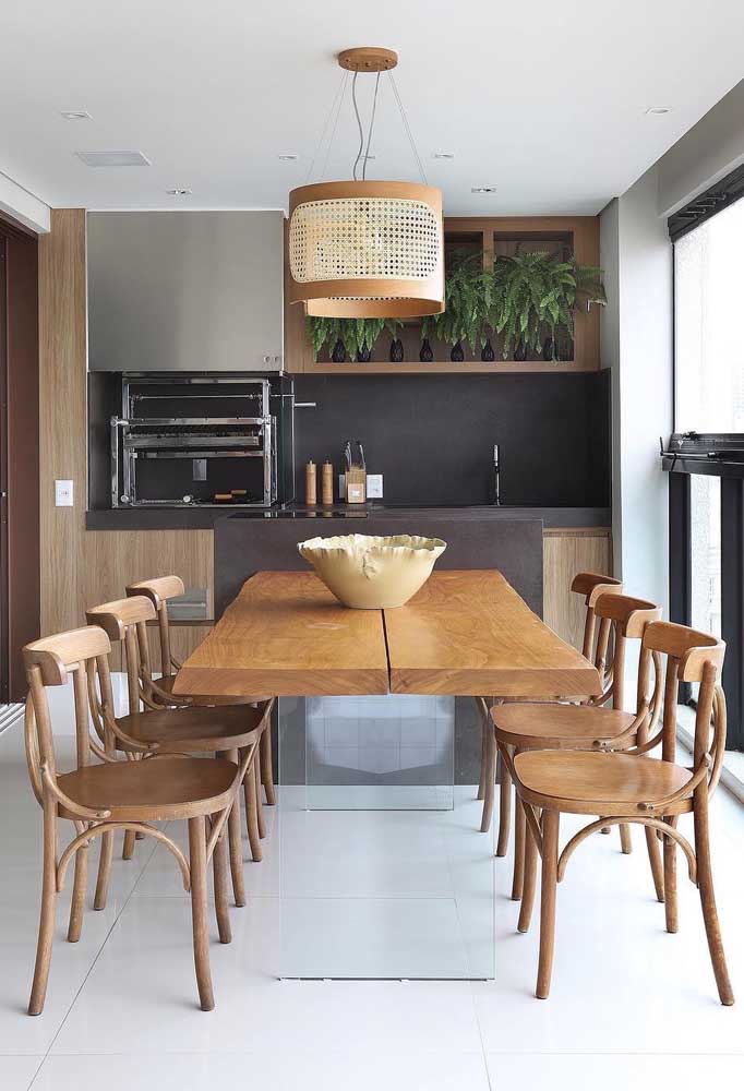 Área gourmet pequena Área gourmet pequena