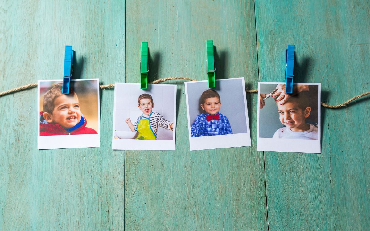 ideias presentes com fotos para o Dia dos Pais - quadro de memórias