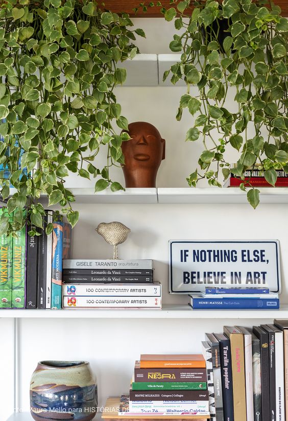 estante livros frases